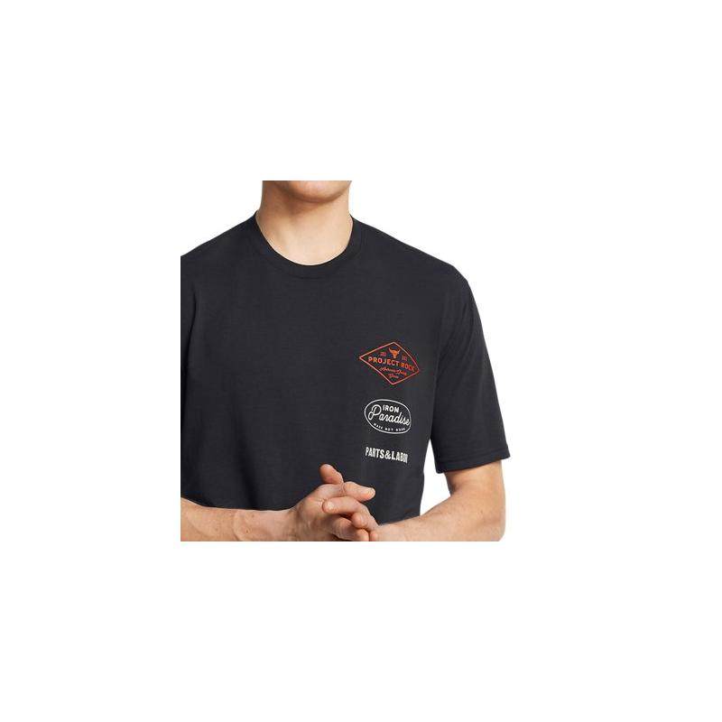 安德玛官方UA Project Rock强森 男子运动休闲弹力短袖T恤1386907,淘宝优惠券,粉丝福利购,淘宝优惠卷