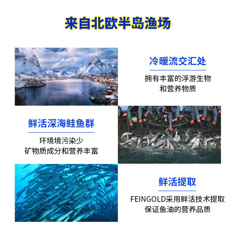 【德国原装】feingold深海鱼茄软胶囊 德益网海外鱼油/深海鱼油