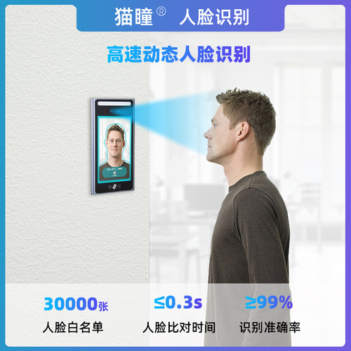 【云焰】人脸识别测温一体机门禁考勤二维码体温检测远程开门联网 - 图3