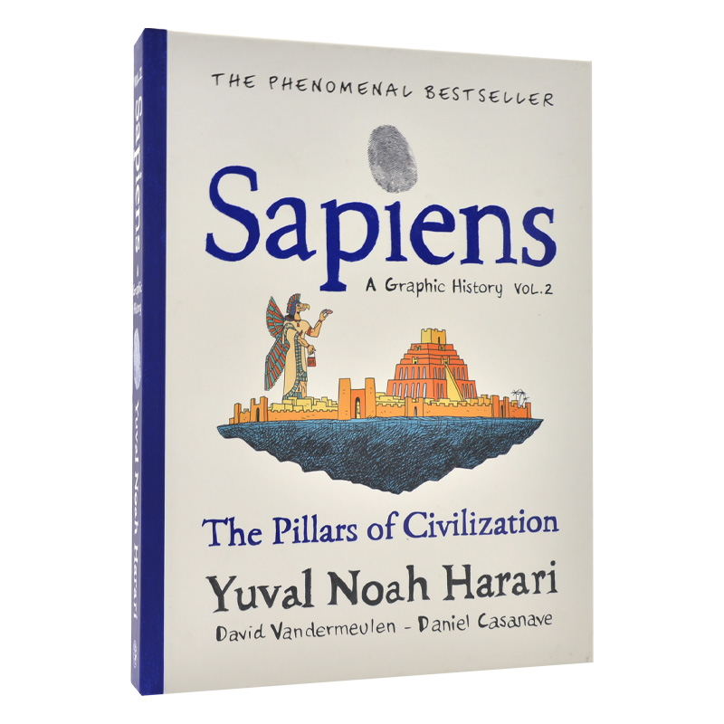 现货 人类简史 从动物到上帝 漫画故事书 第二辑 英文原版 Sapiens:A Brief History of Humankind 世界通史Harari 尤瓦尔·赫拉利 - 图3