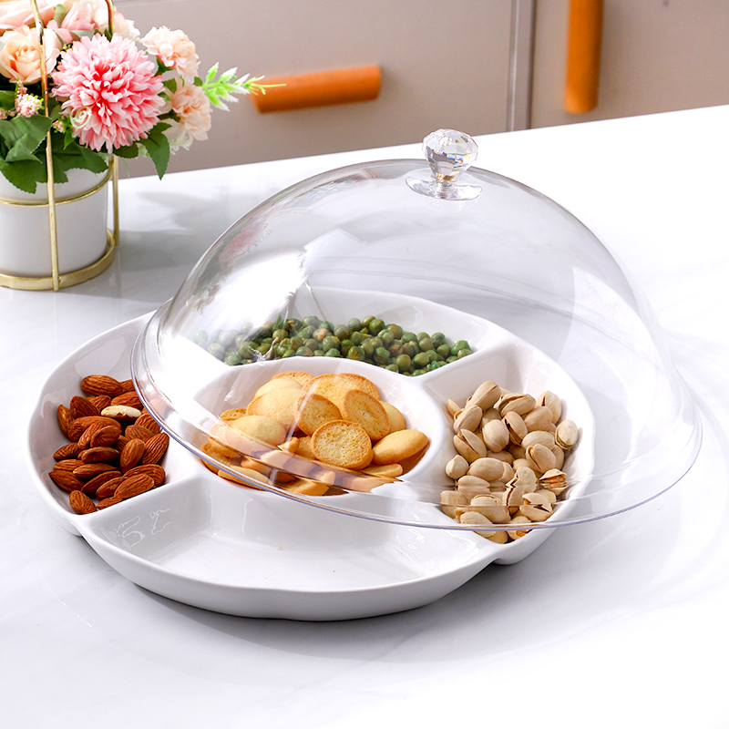 水果试吃盘带盖分格多格品尝盒子透明塑料罩超市面包蛋糕展示托盘,淘宝优惠券,粉丝福利购,淘宝优惠卷