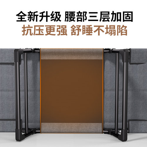 办公室午休折叠床躺椅午睡单人简易行军床夜班值班神器医院陪护床 - 图2