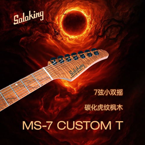 单挑王 Soloking MS-7 CUSTOM X\T 反头七弦 高配 降弦神器 - 图2