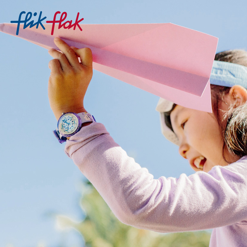 Flik Flak飞菲瑞士24新款儿童手表萌趣印花石英表男女孩生日礼物-图0