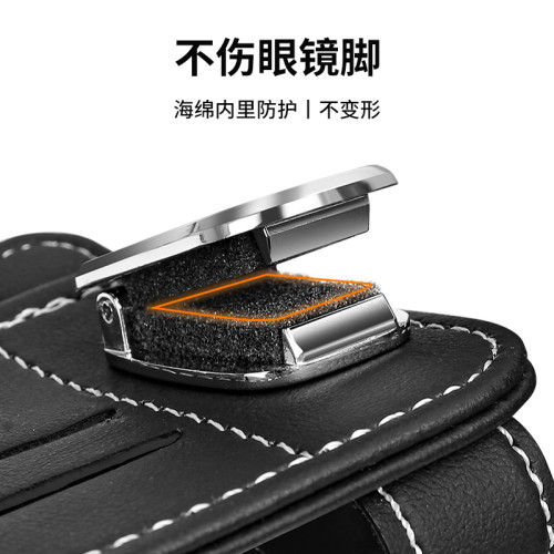 汽车遮阳板收纳神器车载多功能眼镜夹架卡片收纳袋卡包票据证件夹 - 图3