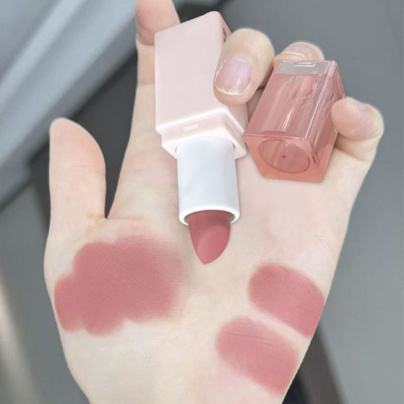 裸色系口红低饱和素颜女雾面唇膏不掉色不沾杯灰粉色学生平价唇釉,淘宝优惠券,粉丝福利购,淘宝优惠卷