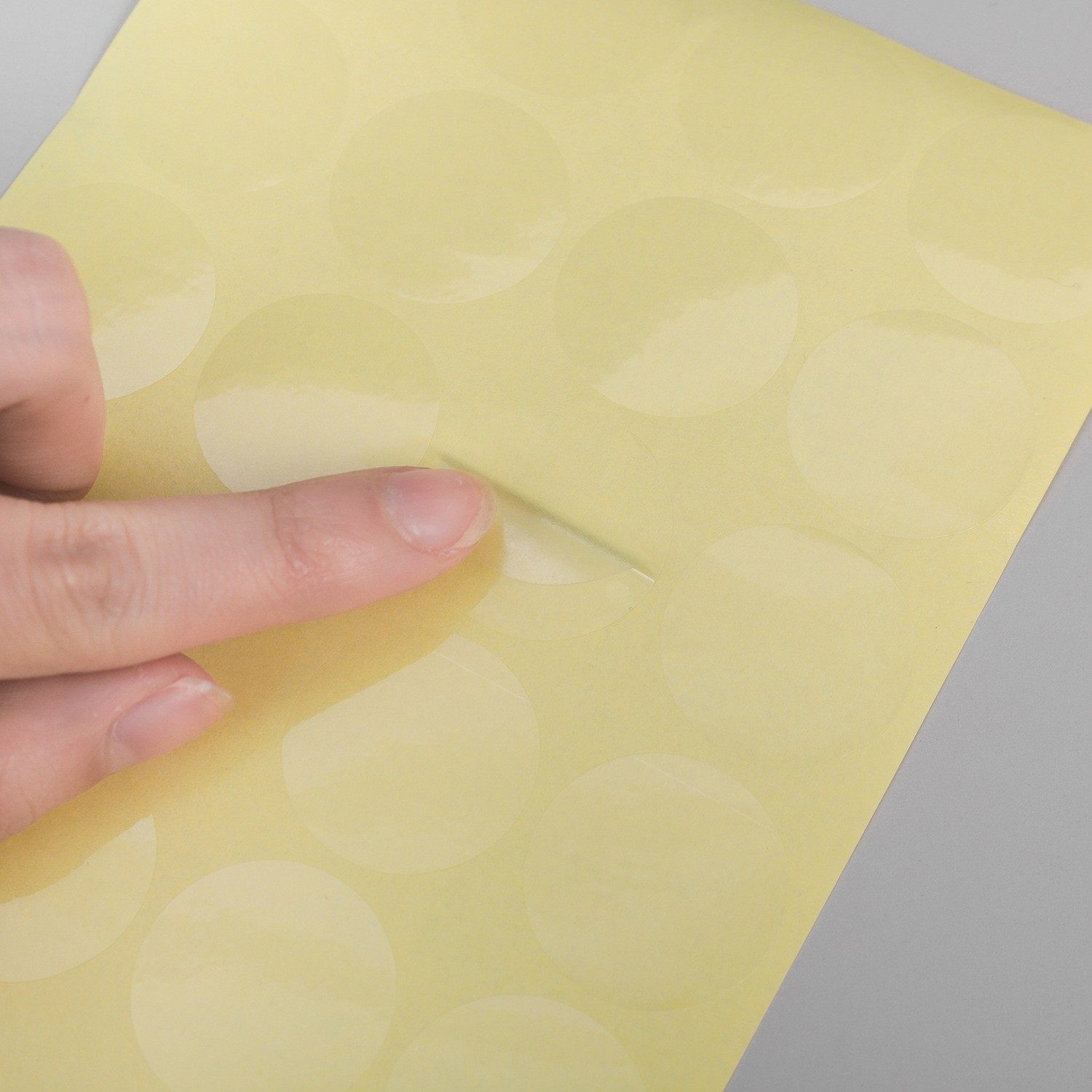 圆形透明封口贴PET不干胶标签贴彩盒包装盒专用封口标PET标签贴纸圆点贴封箱贴透明不干胶标签贴纸可定制印刷,淘宝优惠券,粉丝福利购,淘宝优惠卷