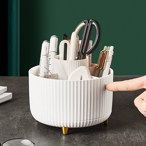 Вместительный и большой держатель для ручек, настольные канцтовары, коробка для хранения для мальчиков и девочек, детская кисть, легкий роскошный стиль
