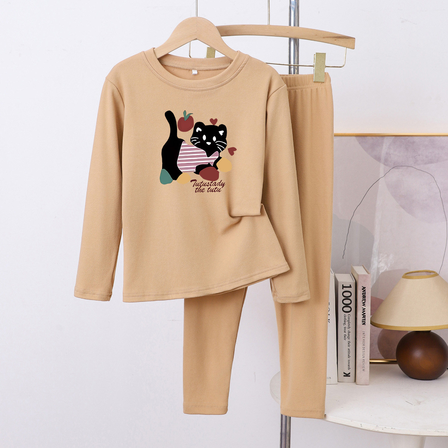 男女童德绒睡衣套装秋冬加厚儿童女孩洋气秋衣秋裤保暖内衣家居服,淘宝优惠券,粉丝福利购,淘宝优惠卷