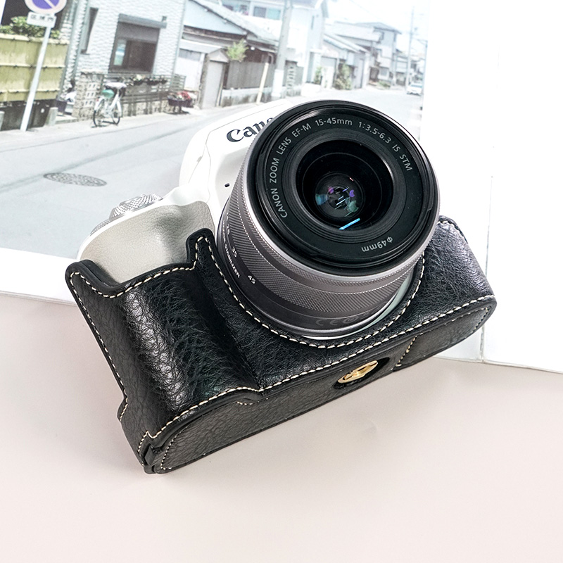 耐影适用于佳能m50保护套M50二代相机包eos m5微单专用皮套m50II相机底座一代保护壳相机配件-图2