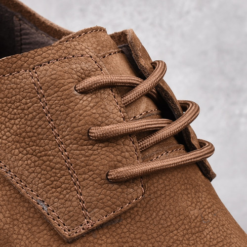 真皮男鞋2026年秋季新款美式潮牌复古休闲软底皮鞋男士厚底工装鞋 - 图2