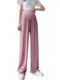 Maternity pants ice silk wide leg pants summer casual wear