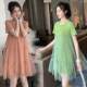 New fashion style summer short-sleeved dress for pregnant women