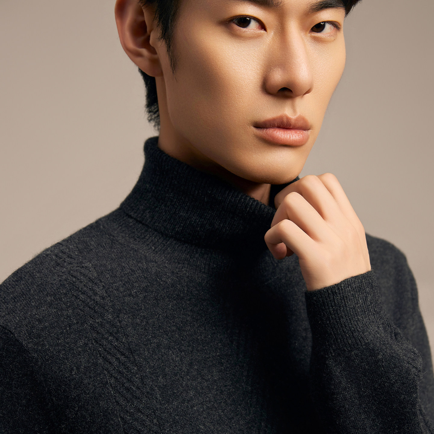 鹿王100%山羊绒衫男纯色高领针织衫毛衣内搭保暖打底25年秋冬新款,淘宝优惠券,粉丝福利购,淘宝优惠卷