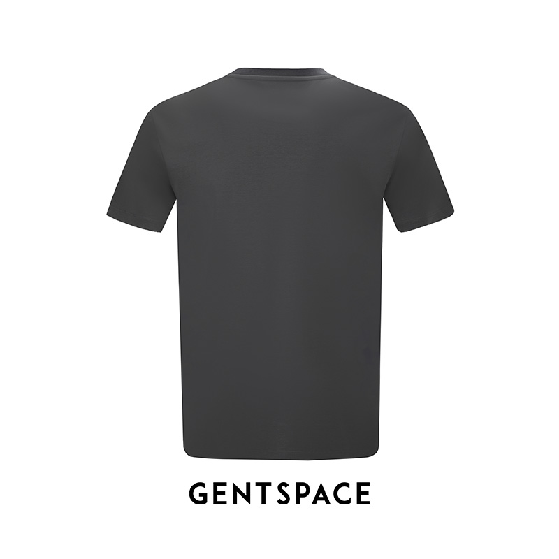 【Easy City系列】GENTSPACE 2024春夏新品糖宝LOGO短袖T恤棉混纺 - 图3