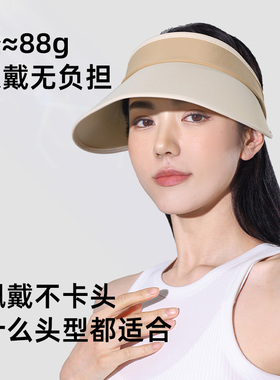 日本needs uvcut防晒帽空顶遮阳防晒帽透气防紫外线遮阳户外帽子