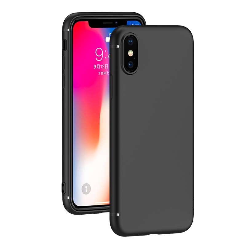 适用iphone X手机壳苹果XS max硅胶XR磨砂XsMax防摔超薄软壳iPhoneX保护套8Plus男士女款7P黑色6S个性6SP新款