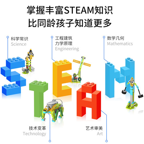 途道机器人大师可编程机器人积木儿童拼装玩具智能电动遥控智能机器人途道涂道机械大师高级版教育套装 - 图3