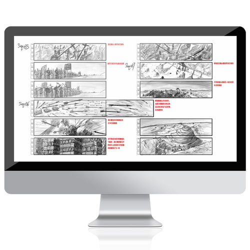 分镜代画手绘线稿故事板插画漫画定制逐帧动画制作动态分镜头设计 - 图3
