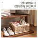 Solid wood floor-standing minimalist Nordic coat rack