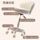 Universal rad hocker heben rotierende rückenlehne stuhl hause make-up büro stuhl student wohnheim computer stuhl maniküre hocker