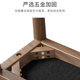 Solid wood saddle stool home makeup stool girls bedroom dresser chair internet celebrity makeup chair low stool square bench