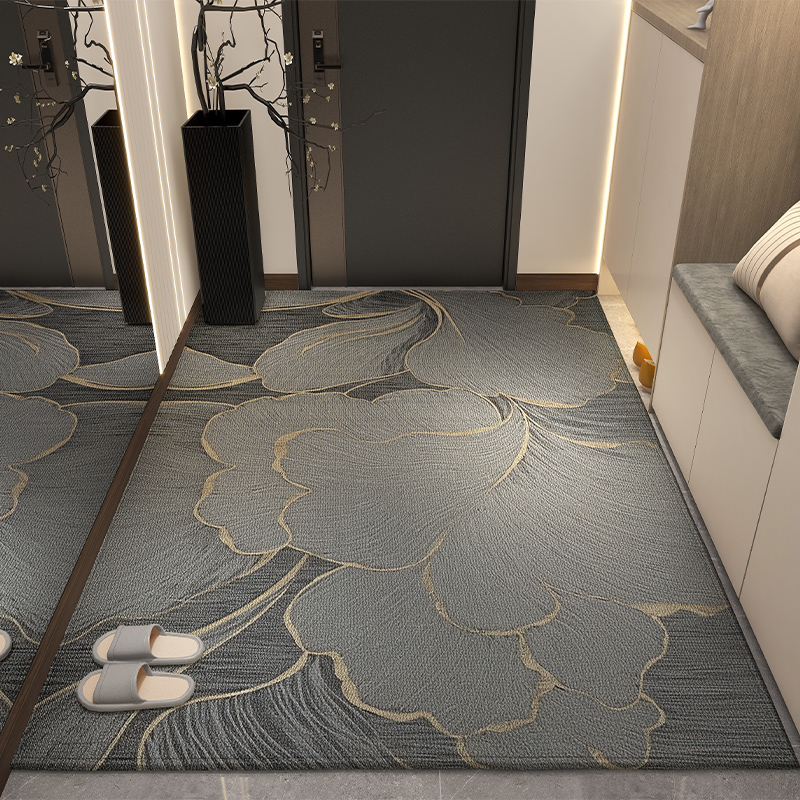 地垫入户门进门地毯门口家用门垫防滑入户新款高级玄关脚垫可裁剪 - 图0