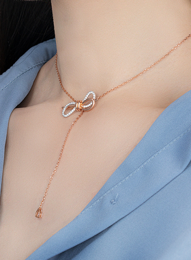 施华洛世奇蝴蝶项链女