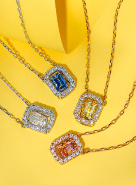 翟潇闻同款施华洛世奇方糖项链