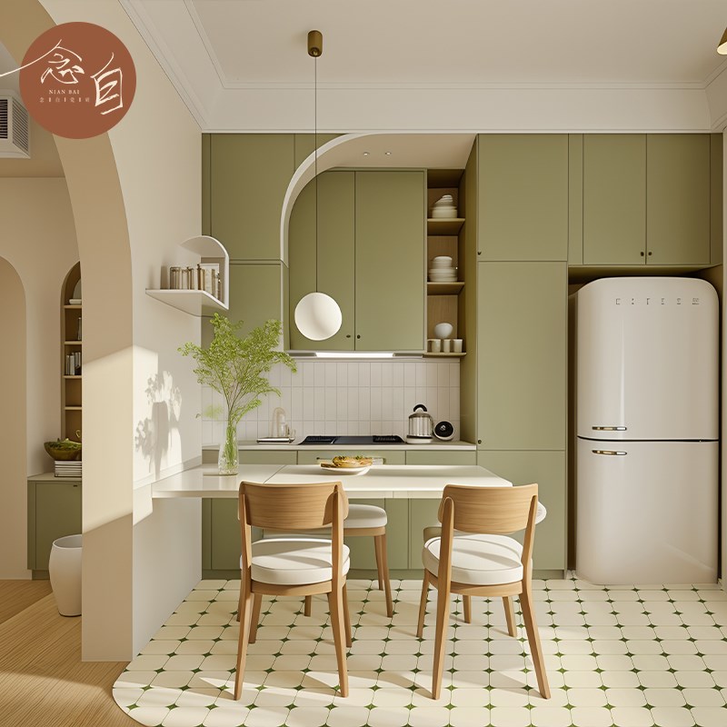 法式厨房 复古拼花瓷砖餐厅咖啡店铺卫生间花砖阳台X玄关厕所地砖 - 图0