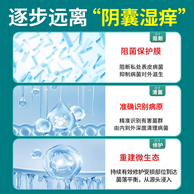 Moisture and itching of the scrotum. The third item is 0 yuan.