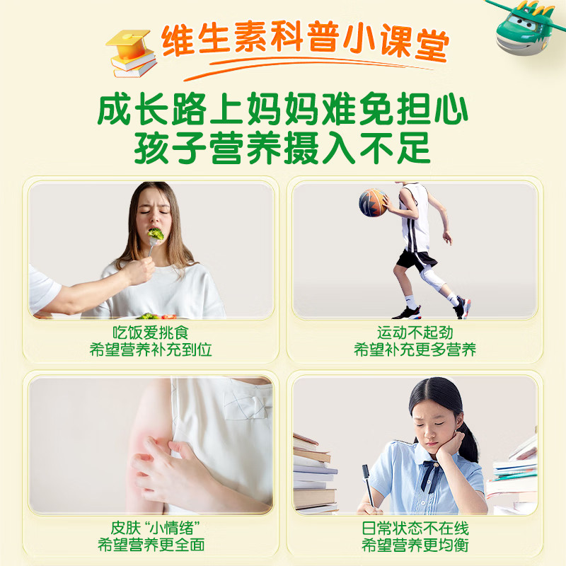 汤臣倍多种维生素C咀嚼片青少年复合维生素vb族vc片维c多维营养素,淘宝优惠券,粉丝福利购,淘宝优惠卷