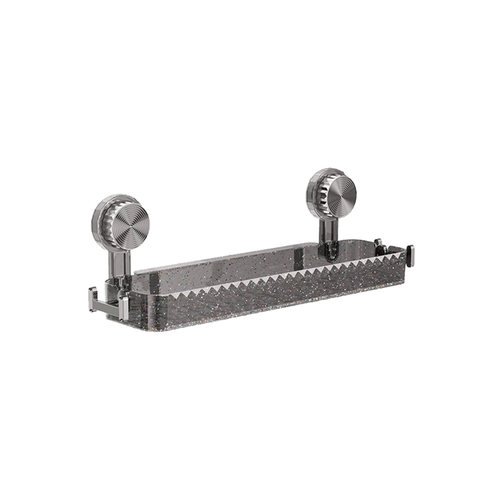 吸盘置物架免打孔厕所洗手洗漱台浴室壁挂式墙上收纳盒架子脸盆架 - 图0