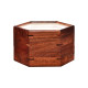 Mahogany jewelry box Blood sandalwood solid wood dressing box Chinese retro treasure box wedding gift ring necklace storage box