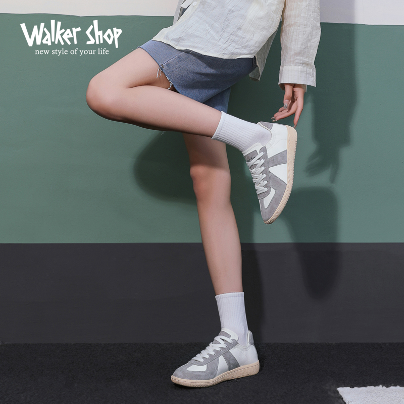 Walker Shop德训鞋子女2024春新款女鞋百搭小白鞋女休闲板鞋单鞋 - 图0