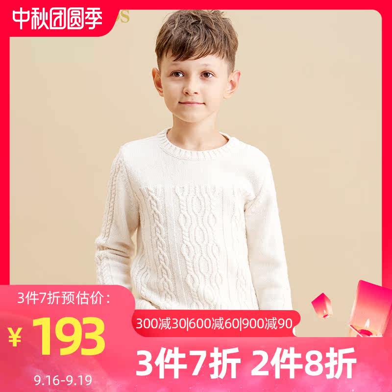 eland kids衣恋童装儿童校园风毛衣 elandkids衣恋毛衣/针织衫