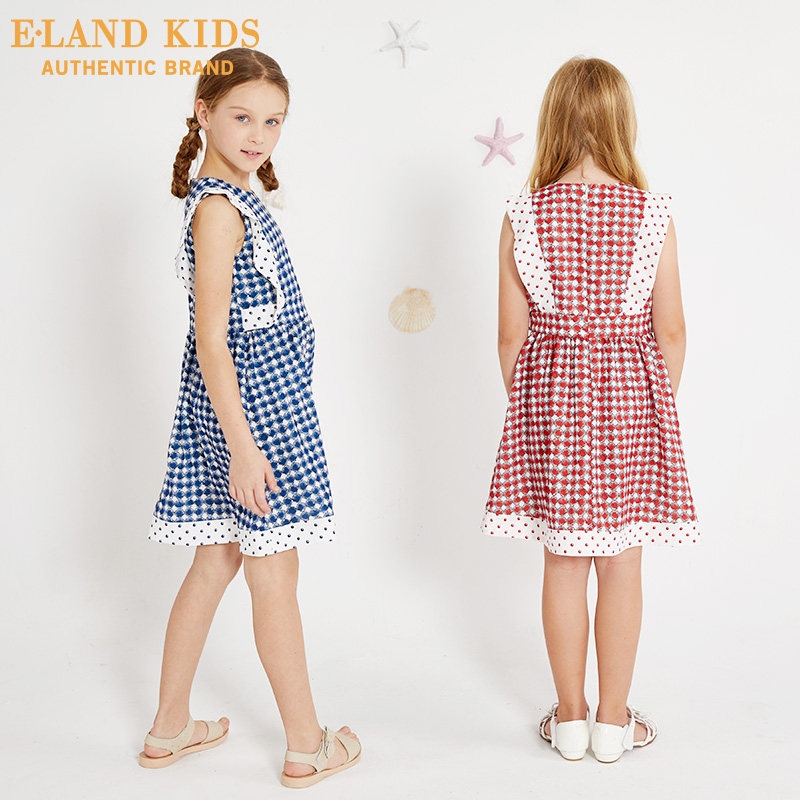 eland kids衣恋儿童夏季新百褶裙 elandkids衣恋连衣裙