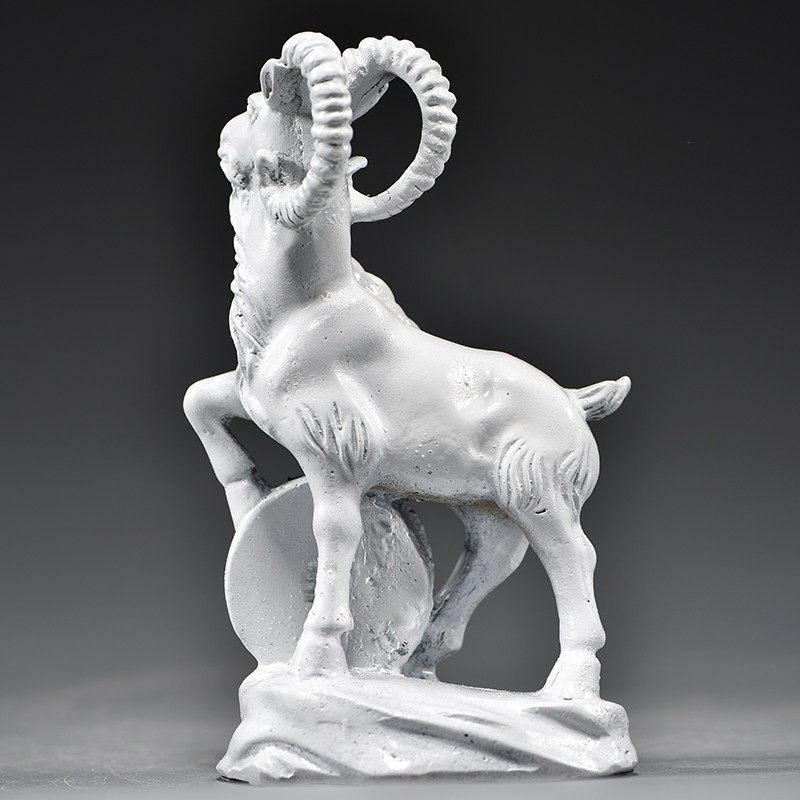 白色金属羊摆件十二生肖白色羊家居客厅办公室电视柜装饰品工艺品,淘宝优惠券,粉丝福利购,淘宝优惠卷