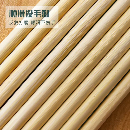 品竹竹制玉米签摆摊烧烤签麻辣烫热狗签冰棒棍关东煮肉串竹签子 - 图3