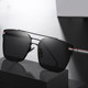 Fashionable internet celebrity square fashion men's sunglasses for driving