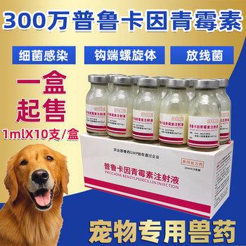 ຢາຕ້ານເຊື້ອແບັກທີເຣຍ ແລະ ຕ້ານການອັກເສບສັດລ້ຽງ 3 ລ້ານ procaine penicillin injection dog pleurisy mastitis joints