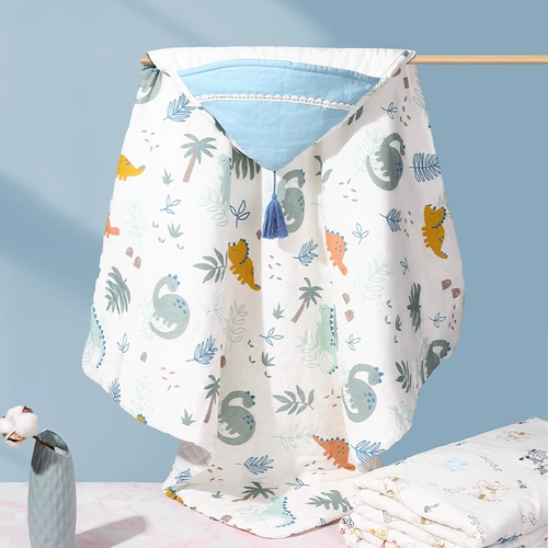 Хлопковое одеяло для новорожденных для младенца, увеличенная толщина