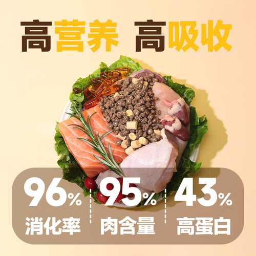 yeoh亿欧黄袋猫粮幼猫成猫全阶段通用鲜肉冻干生骨肉长肉增肌发腮 - 图2