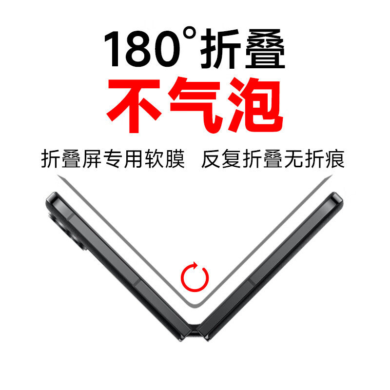 vivoxflip防窥膜xflip手机膜全屏覆盖xflip内外屏防偷窥隐私保护膜vivo折叠屏高清铰链中轴全包水凝膜适用