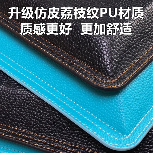 名徒2025新款钓箱坐垫二代升级加厚荔枝纹PU钓箱通用坐垫大号坐垫 - 图0