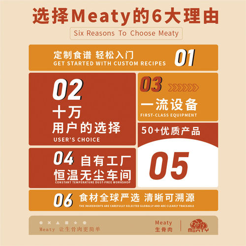 Meaty生骨肉澳大利亚绵羊里脊猫狗发腮营养冷冻肉食材整块新鲜-图0