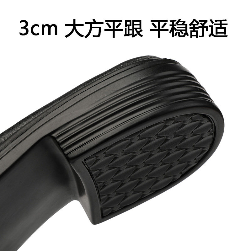 真皮拖鞋女外穿夏季低跟软底防滑平底妈妈鞋大码41一字拖女凉拖43,淘宝优惠券,粉丝福利购,淘宝优惠卷