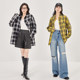 SD Xu Shi 24 ພາກຮຽນ spring ເສື້ອ plaid retro