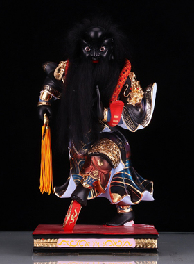 法主公神像木雕家用摆件