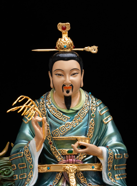 太乙救苦天尊神像东极青华大帝太乙真人佛像家用供奉摆件铜像